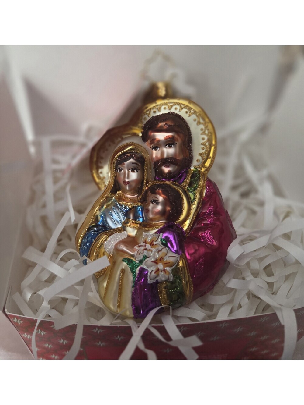 Christopher Radko The Love of a Family Ornament Nativity **NEW w/ Box & Tag**